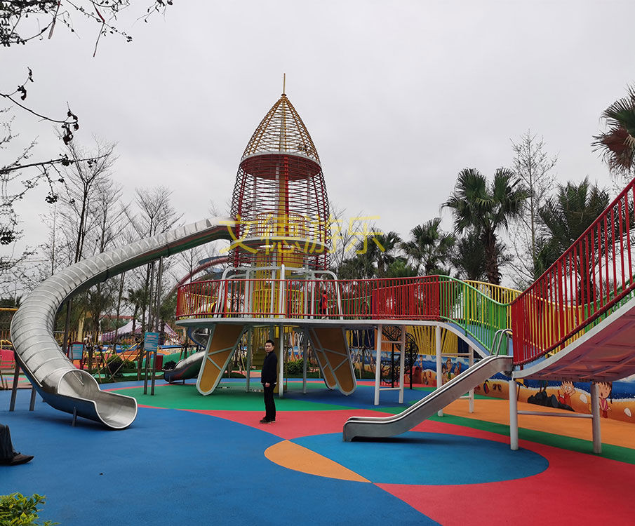 兒童公園不銹鋼滑梯